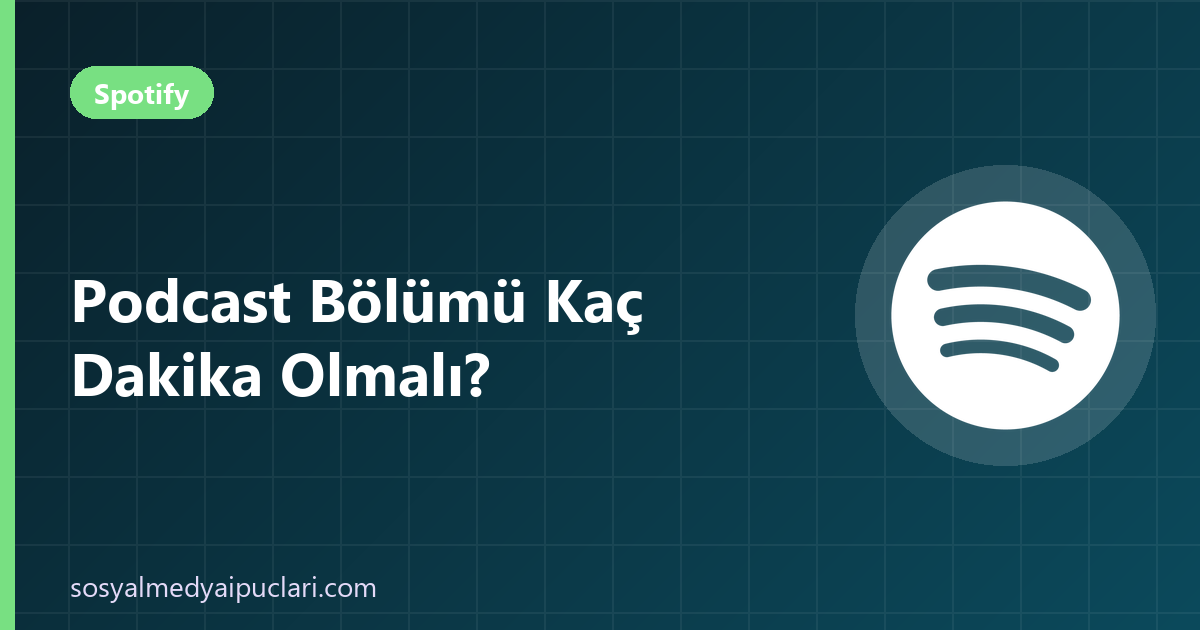 podcast bölümü kaç dakika