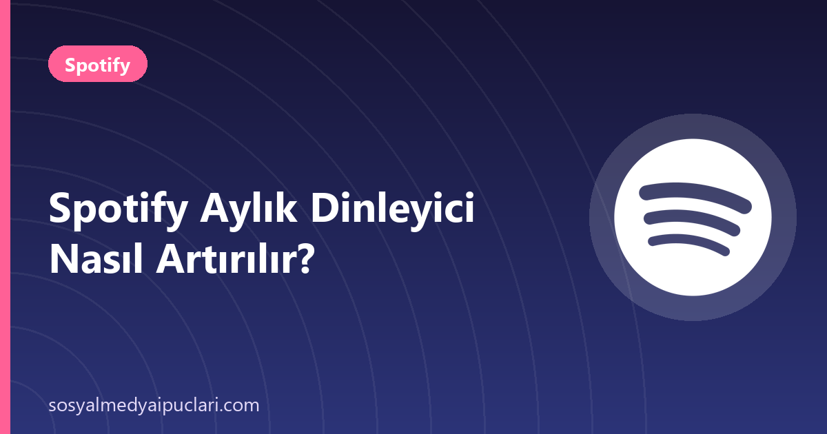 Spotify aylık dinleyici
