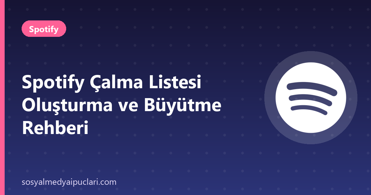 spotify çalma listesi oluşturma