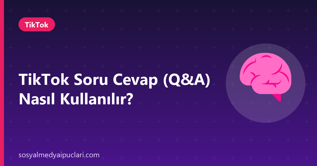 TikTok soru cevap