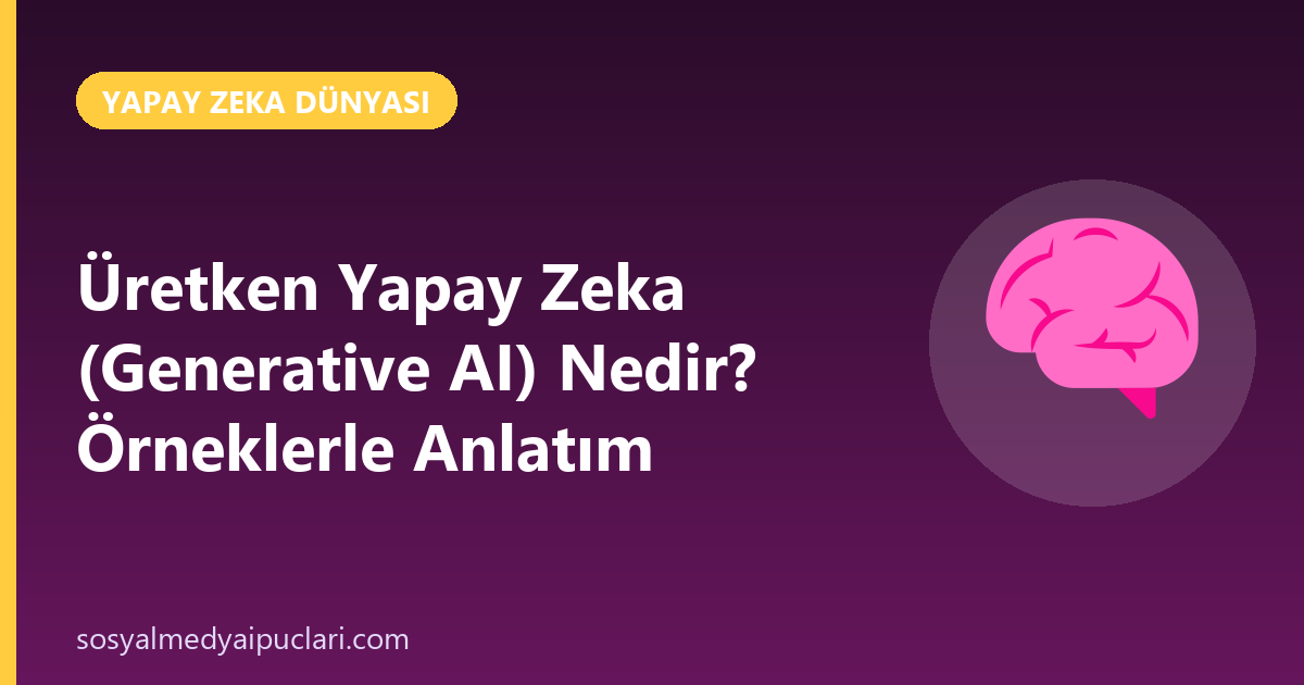 üretken yapay zeka nedir