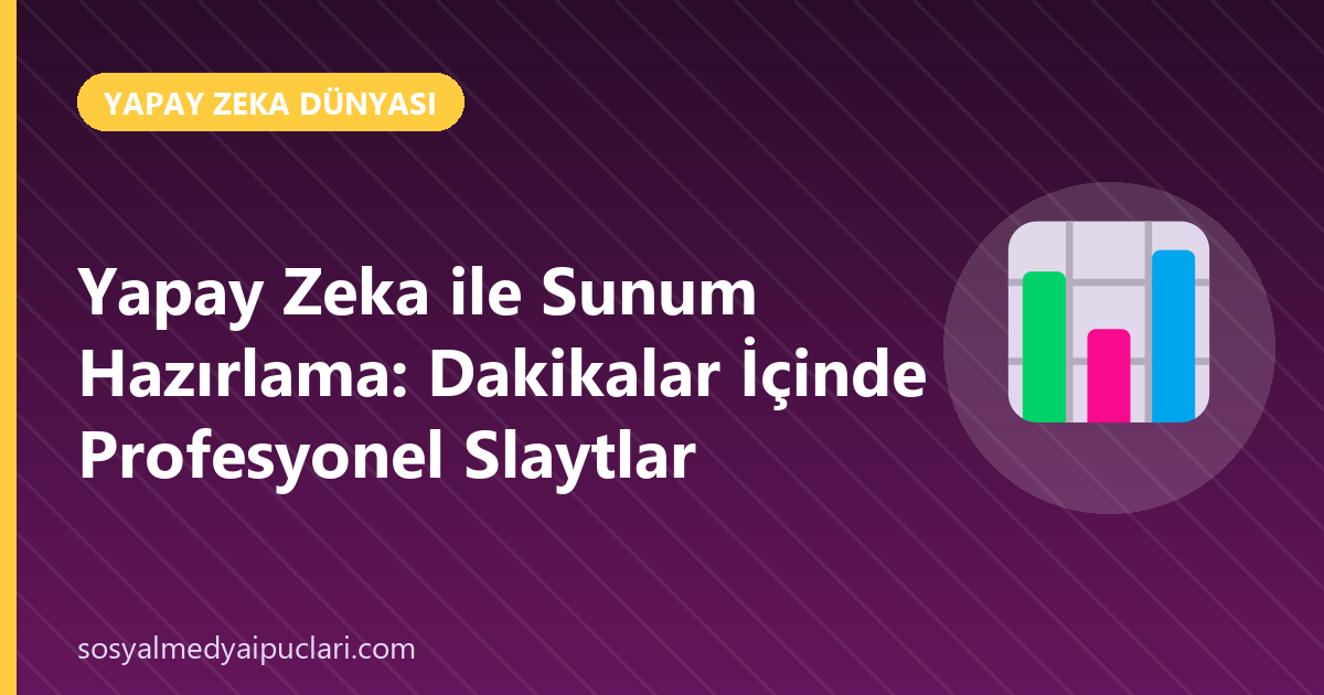 yapay zeka ile sunum hazırlama