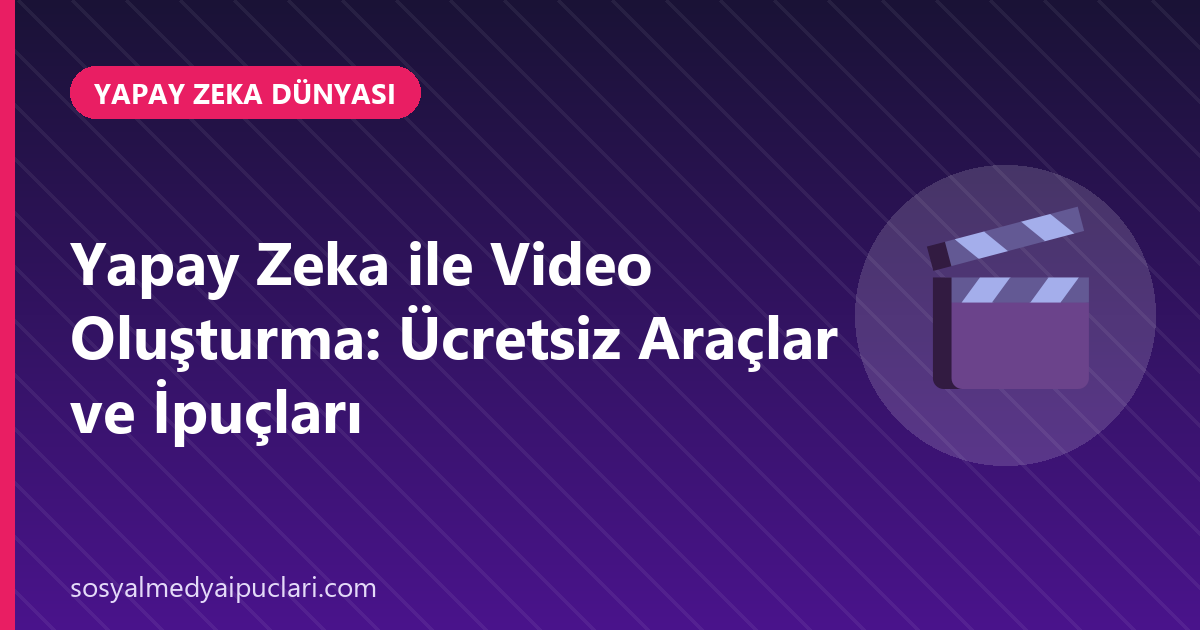 yapay zeka ile video oluşturma