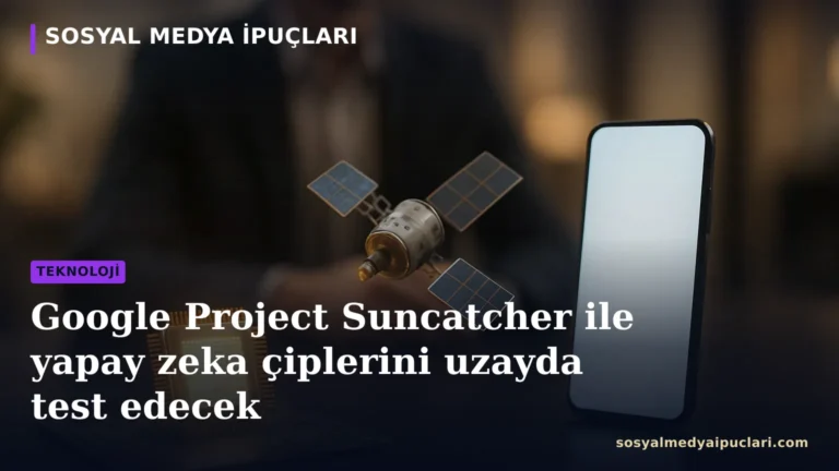 Google Project Suncatcher kapsamında uzayda test edilecek yapay zeka çipleri