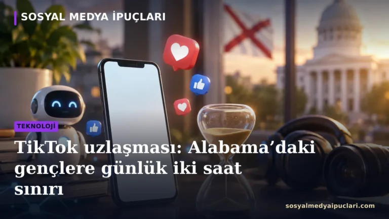 TikTok uzlaşması kapsamında Alabama Başsavcılığı ve genç kullanıcılar için kullanım sınırı