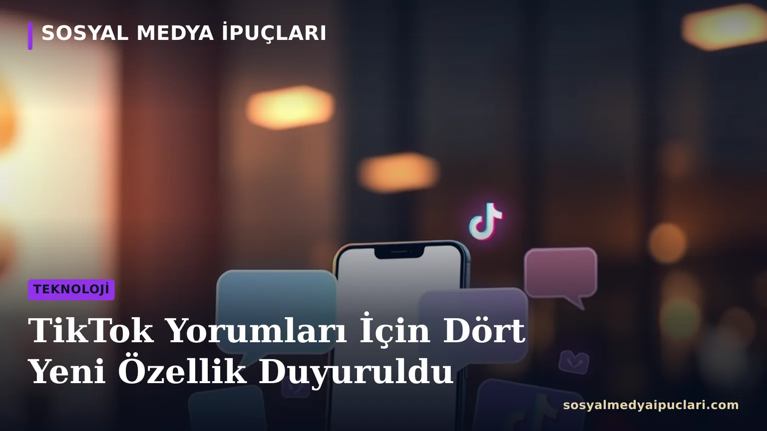 TikTok yorumları için sesli mesaj, anket ve çoklu fotoğraf özellikleri