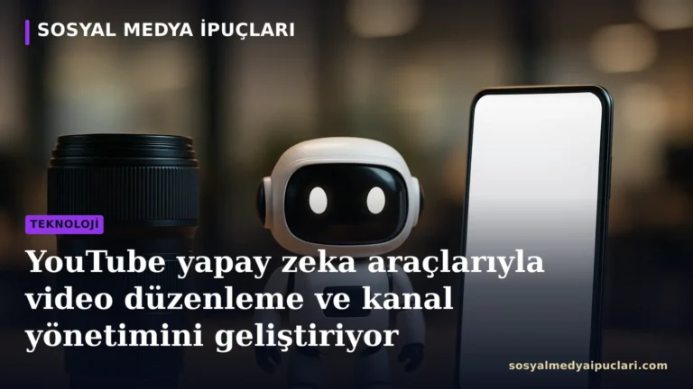 YouTube yapay zeka araçları ve video düzenleme özellikleri