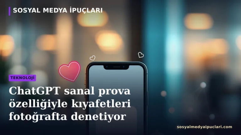 ChatGPT sanal prova özelliğinde kıyafetlerin fotoğrafta denenmesini gösteren alışveriş arayüzü