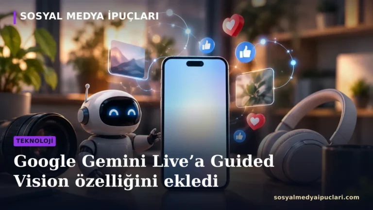 Google Gemini Live Guided Vision özelliği