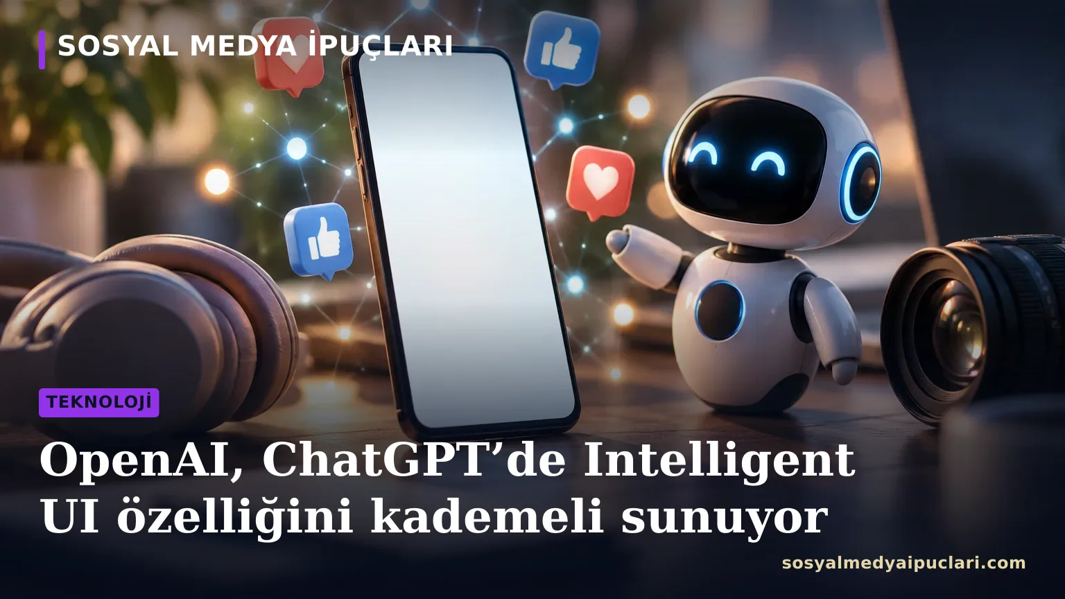 ChatGPT’de Intelligent UI sohbet arayüzü