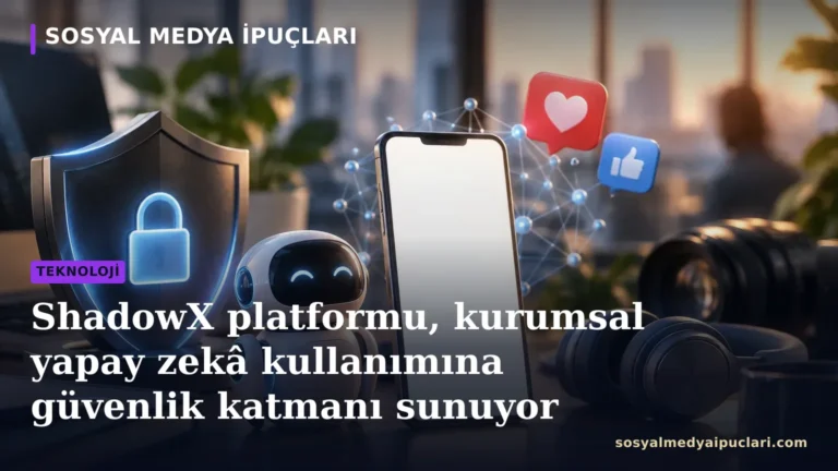 ShadowX platformu kurumsal yapay zekâ güvenlik arayüzü