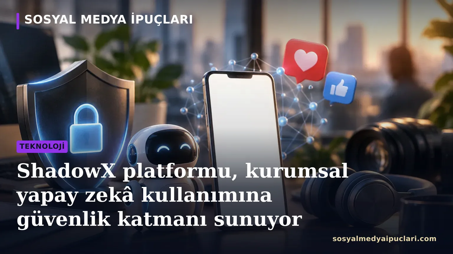 ShadowX platformu kurumsal yapay zekâ güvenlik arayüzü
