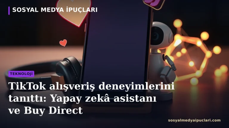 TikTok alışveriş özellikleri Shopping Assistant ve Buy Direct duyurusu