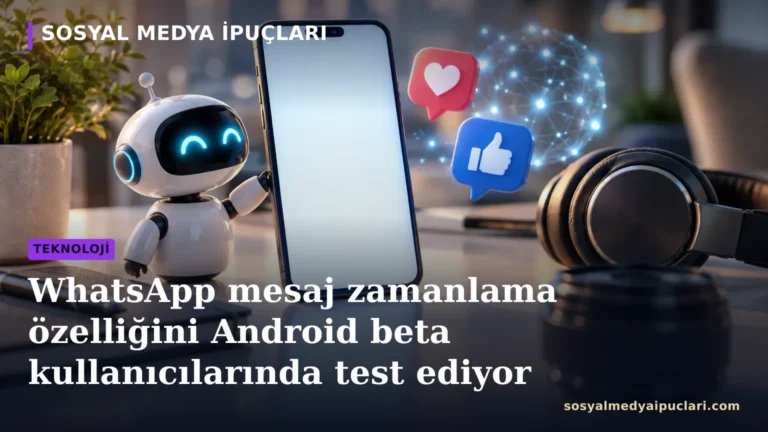 WhatsApp mesaj zamanlama özelliğinin Android beta sohbet ekranı